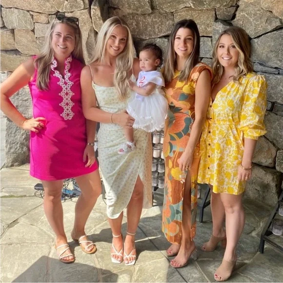 House of CB ‘Daniella’ Lemon Floral Balcony Corset Dress NWOT - Picture 6 of 15